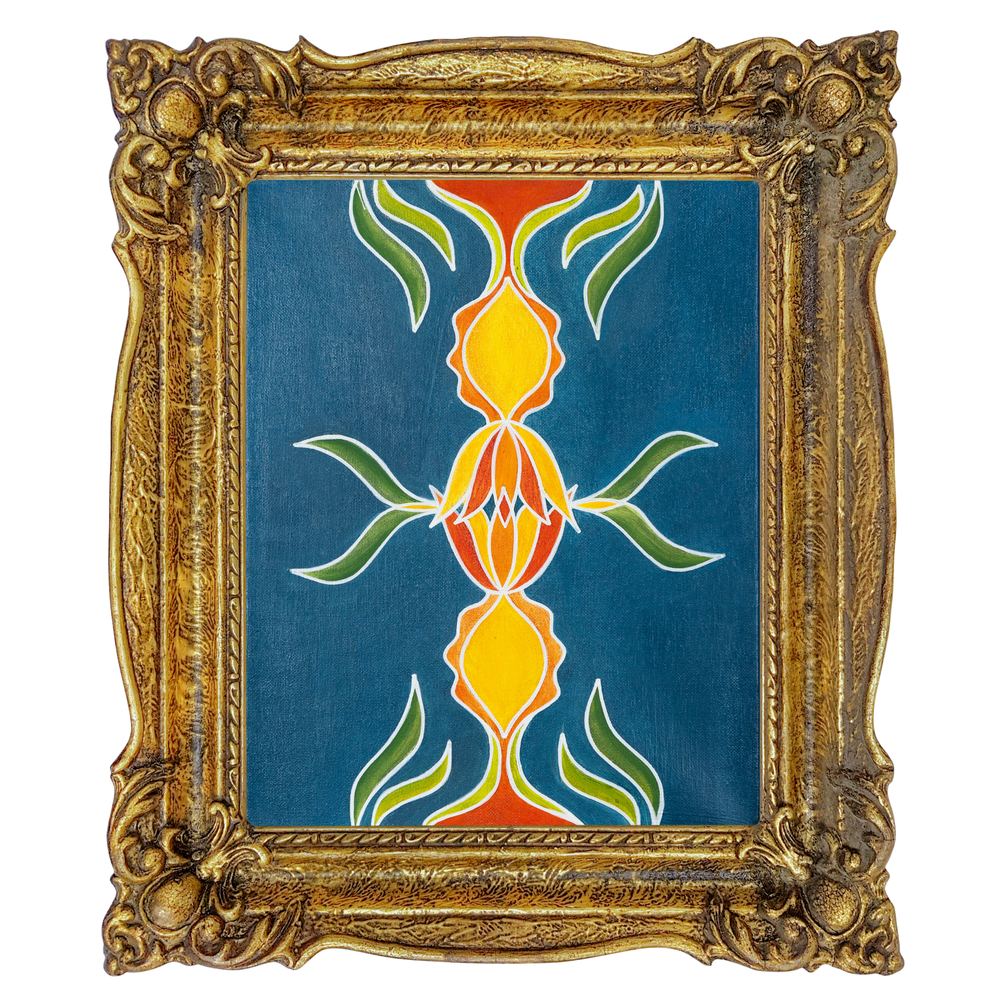 'Venus Fly Trap' is a 14 by 11 inch oil painting on canvas