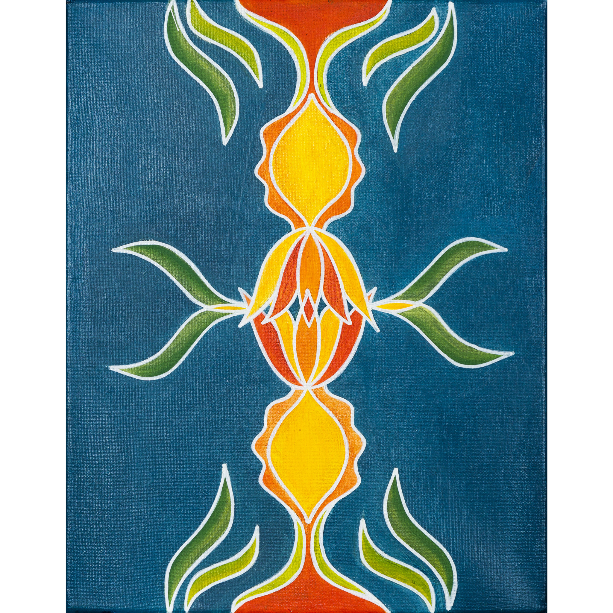 'Venus Fly Trap' is a 14 by 11 inch oil painting on canvas